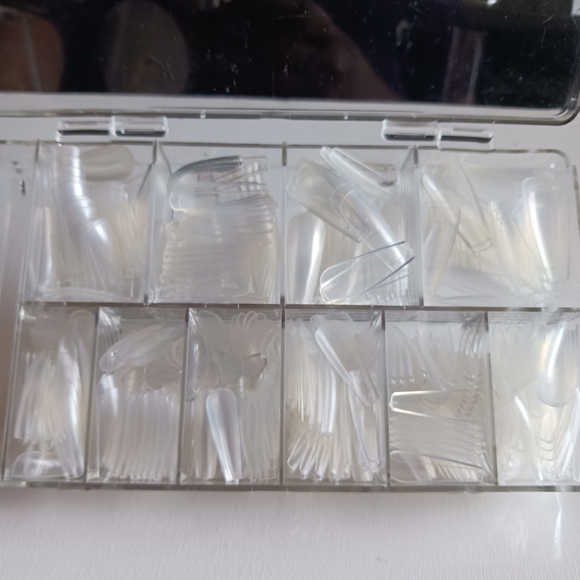 Coffin Shaped Ballerina Full Cover Nail Tip - Picture 3 of 8